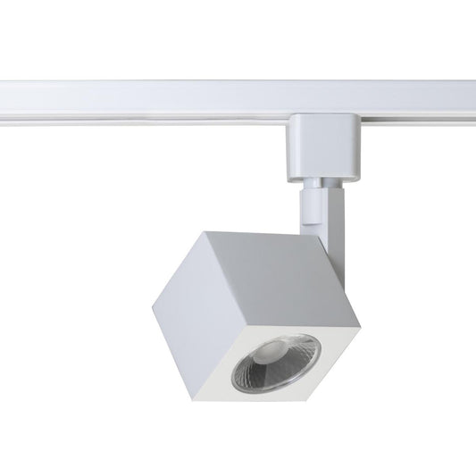 TH461 12W LED TRACK HEAD SQUARE  LED 12W Track Head - Square - White Finish - 24 Degree Beam