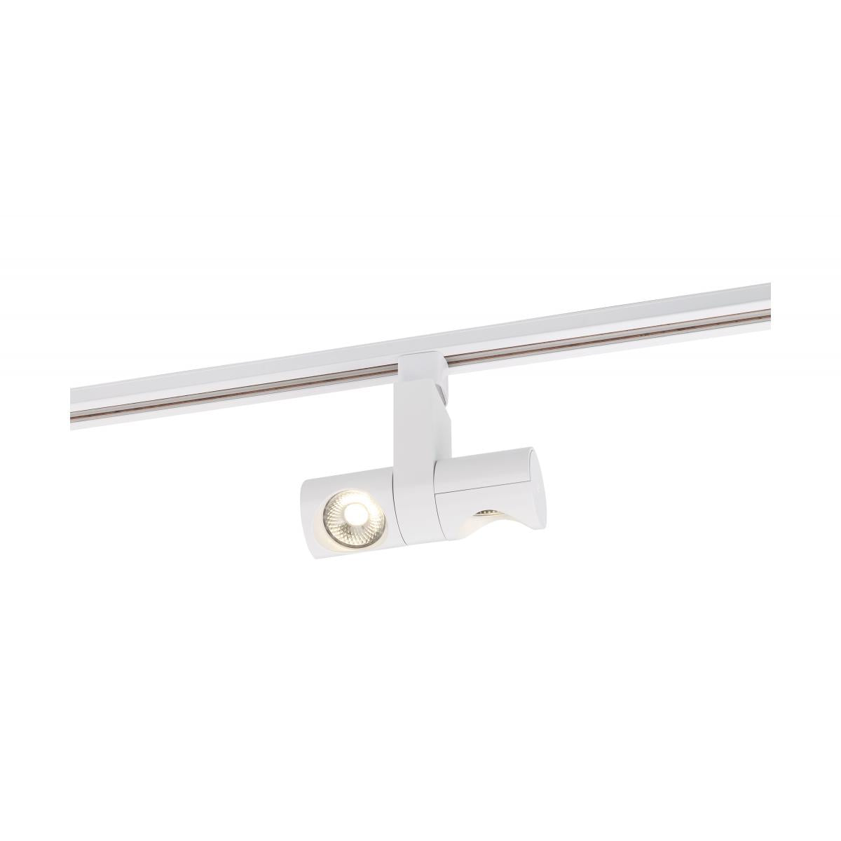 TH483 24W LED PIPE DUAL TRACK HEAD  LED; 24 Watt Track Head; Dual Pipe; White; 36 deg. Beam Angle
