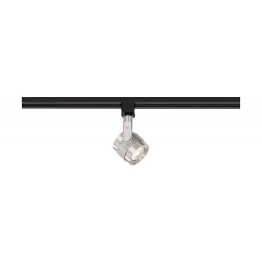 TH498 12W LED PISTON TRACK HEAD  LED; 12 Watt Piston Track Head; Brushed Nickel; 24 deg. Beam Angle