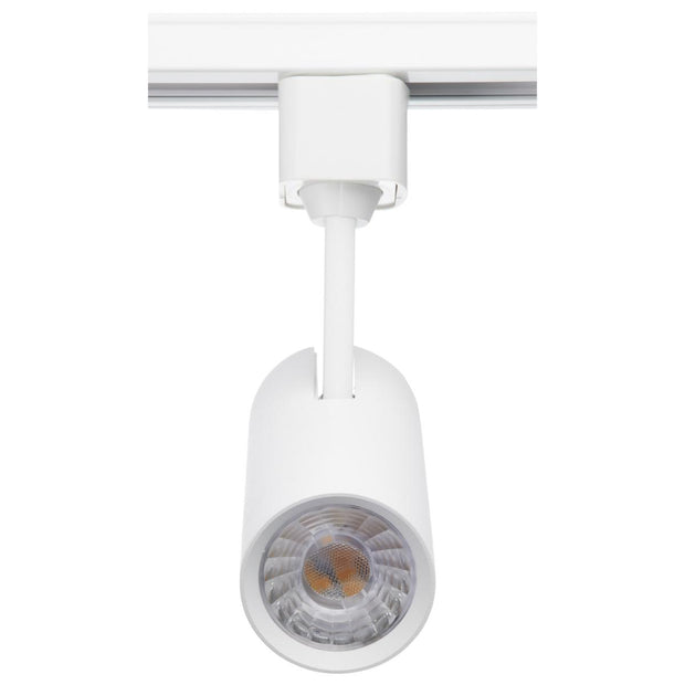 TH601 TRACK PRO SERIES- 10W- WH- 24  10 Watt; LED Commercial Track Head; White; Cylinder; 24 Degree Beam Angle