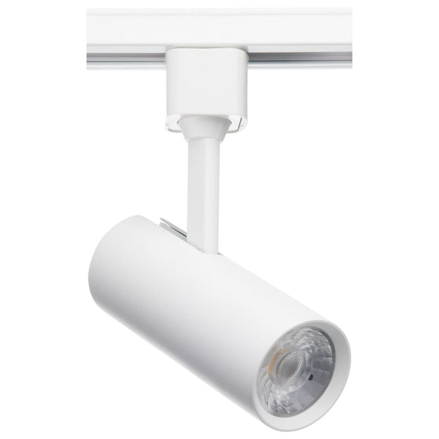 TH601 TRACK PRO SERIES- 10W- WH- 24  10 Watt; LED Commercial Track Head; White; Cylinder; 24 Degree Beam Angle