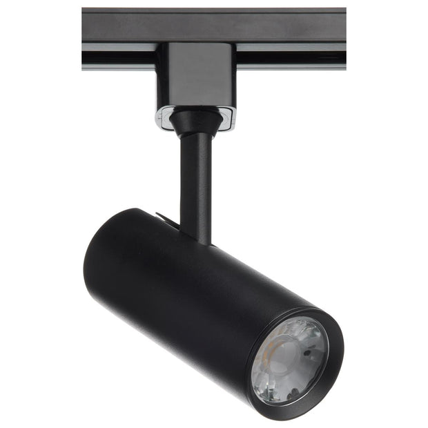 TH602 TRACK PRO SERIES- 10W- BK- 24  10 Watt; LED Commercial Track Head; Black; Cylinder; 24 Degree Beam Angle