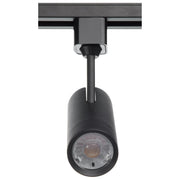 TH604 TRACK PRO SERIES- 10W- BK- 36  10 Watt; LED Commercial Track Head; Black; Cylinder; 36 Degree Beam Angle
