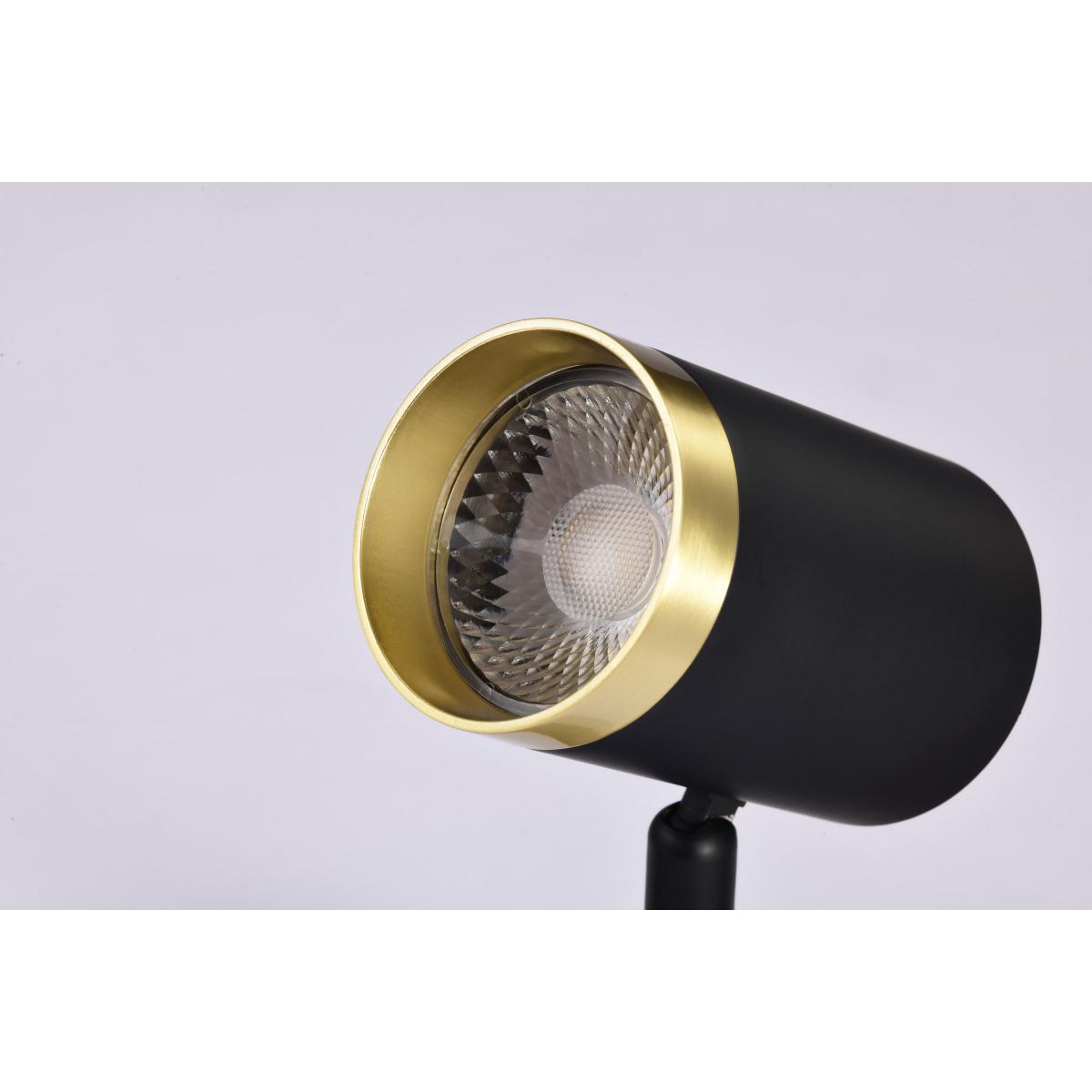 TH648 12W LED TRACK SM CYLINDER 36  12 Watt LED Small Cylindrical Track Head; 3000K; Matte Black and Brushed Nickel Finish