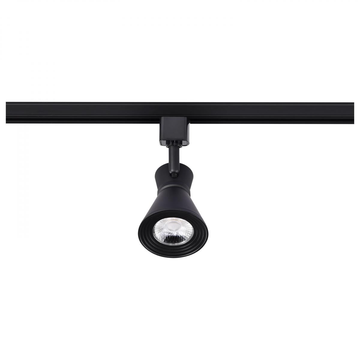 TH641 12W LED CINCH TRACK HEAD 36  12 Watt LED Cinch Track Head; 3000K; Matte Black Finish