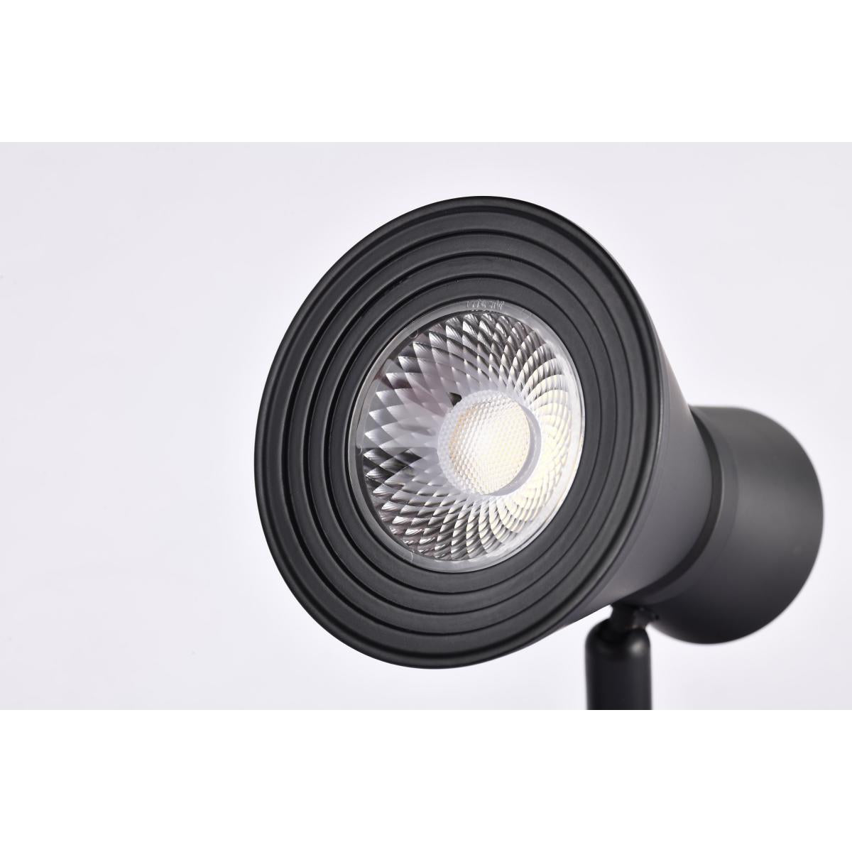 TH641 12W LED CINCH TRACK HEAD 36  12 Watt LED Cinch Track Head; 3000K; Matte Black Finish