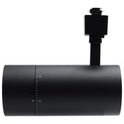 TH742 30W BEAM ADJ TRACK HEAD 30 Watt LED Track Head; 20 to 50 Degree Adjustable Beam Spread; CCT Selectable; Matte Black Finish