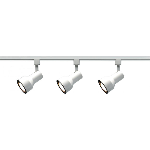 TK320 WHITE R30 STEP CYL TRACK KIT  3 Light - R30 - Step Cylinder Track Kit - 4 foot Track - White
