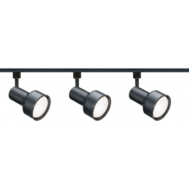 TK321 BLACK R30 STEP CYL TRACK KIT  3 Light - R30 - Step Cylinder Track Kit - 4 foot Track - Black
