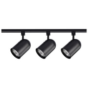 TK323 BLACK R30 BULLET CYL TRACK KIT  3 Light - R30 - Bullet Cylinder Track Kit - 4 foot Track - Black
