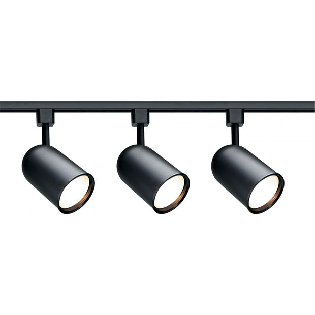 TK323 BLACK R30 BULLET CYL TRACK KIT  3 Light - R30 - Bullet Cylinder Track Kit - 4 foot Track - Black