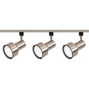 TK340 R30 BR. NICK. STEP CYL TRK KIT  3 Light - R30 - Step Cylinder Track Kit - 4 foot Track - Brushed Nickel