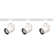 TK348 3LT TRK KIT RDBACK LN.VOLT.WHT  3 Light - MR16 - Round Back Track Kit - 4 foot Track - Line Voltage - White