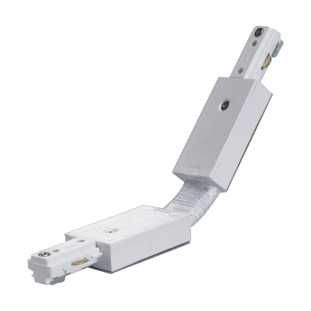 TP167 WHITE FLEXIBLE L CONNECTOR  Flexible Connector - White Finish