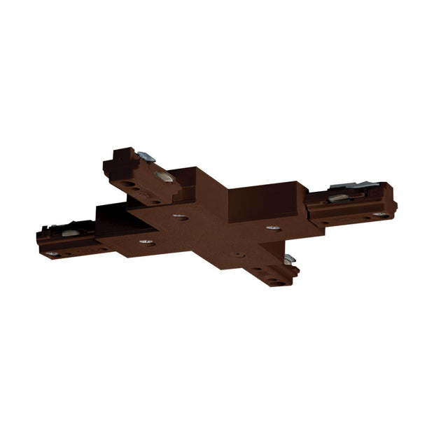 TP206 X CONNECTOR BROWN  X - Connector- Brown Finish