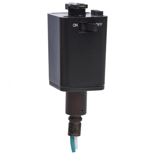 TP246 PEND TRACK ADAPT- STEM HUNG  Stem Hung Pendant Track Adapter; Brown Finish