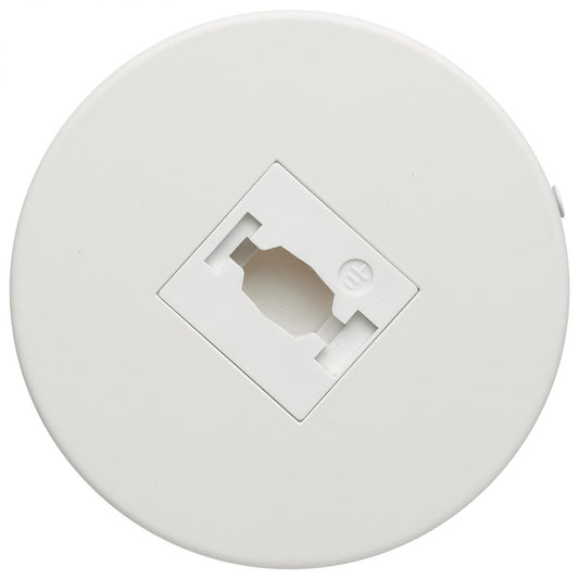 TP248 SINGLE MONOPOINT ADAPTER ROUND  Single Monopoint Adapter; Round; White Finish