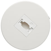 TP248 SINGLE MONOPOINT ADAPTER ROUND  Single Monopoint Adapter; Round; White Finish