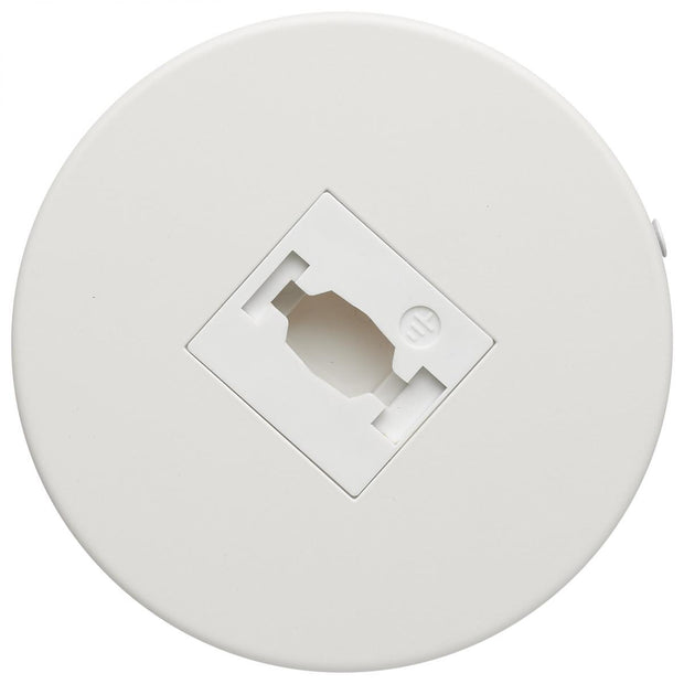 TP248 SINGLE MONOPOINT ADAPTER ROUND  Single Monopoint Adapter; Round; White Finish