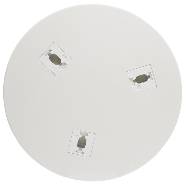 TP250 TRIPLE MONOPOINT ADAPTER ROUND  Triple Monopoint Adapter; Round; White Finish