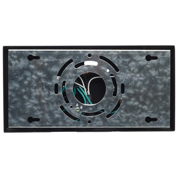 TP251 DOUBLE MONOPOINT ADAPTER RECT  Double Monopoint Adapter; Rectangular; Black Finish