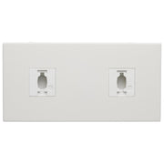 TP254 TRIPLE MONOPOINT ADAPTER RECT  Triple Monopoint Adapter; Rectangular; White Finish