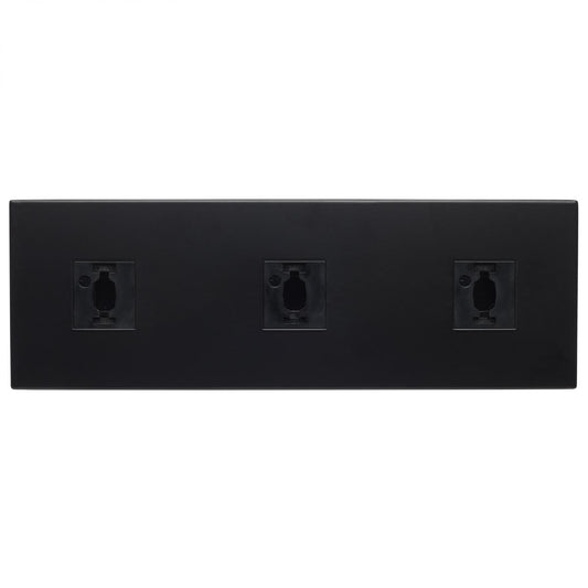 TP253 TRIPLE MONOPOINT ADAPTER RECT  Triple Monopoint Adapter; Rectangular; Black Finish