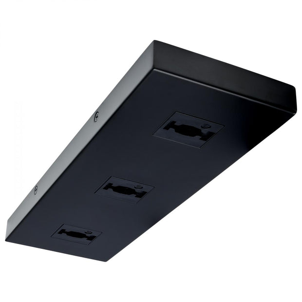 TP253 TRIPLE MONOPOINT ADAPTER RECT  Triple Monopoint Adapter; Rectangular; Black Finish