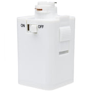TP256 OUTLET TRACK ADAPTER  Outlet Track Adapter; White Finish