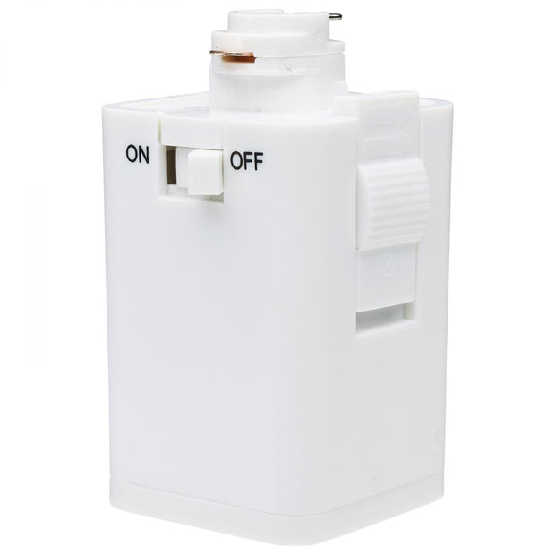 TP256 OUTLET TRACK ADAPTER  Outlet Track Adapter; White Finish