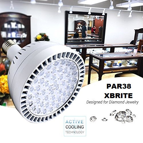Track LED Jewelry Lighting System completed by Lighting 4 Diamonds with Diamond LED Lights. 